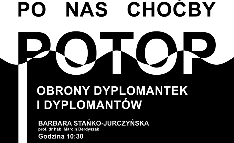 plakat Po nas choćby potop